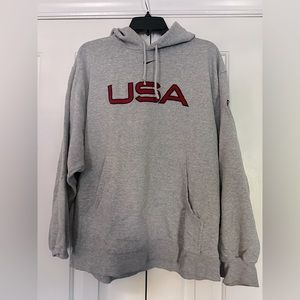 M - Nike USA soccer hoodie - Grey. Embroidered logo.
